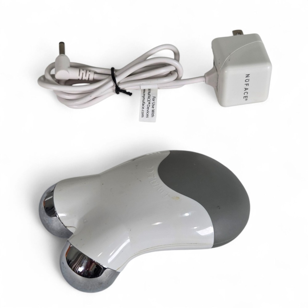 NuFACE Mini Facial Toning Device in White and Gray